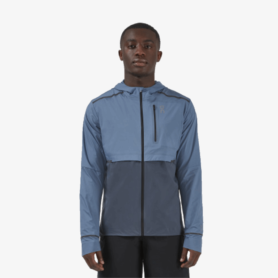 On Chaqueta Impermeable Para Correr Cerúleo-oscuro