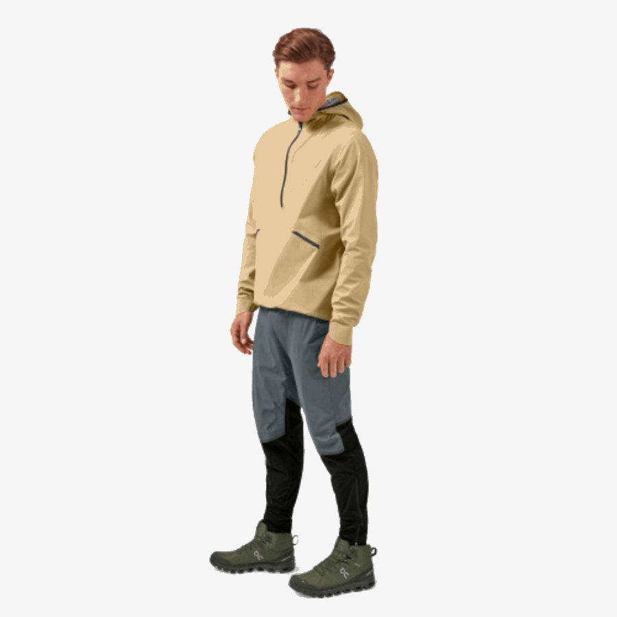On Running Impermeable Anorak Camel