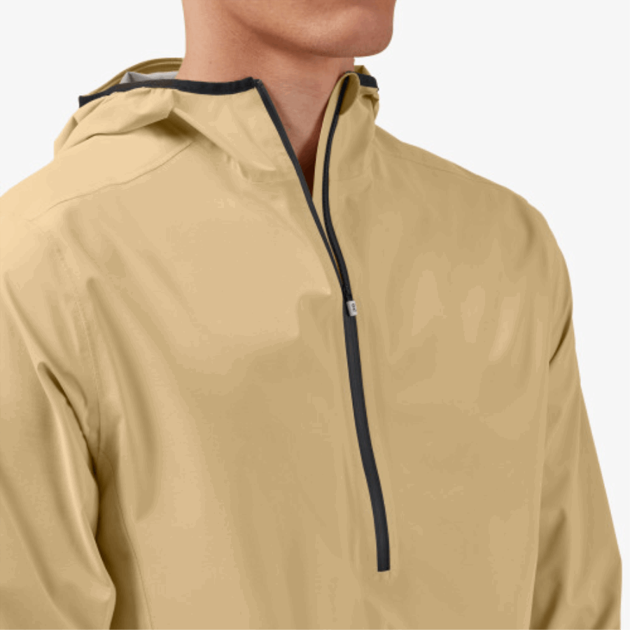 On Running Impermeable Anorak Camel