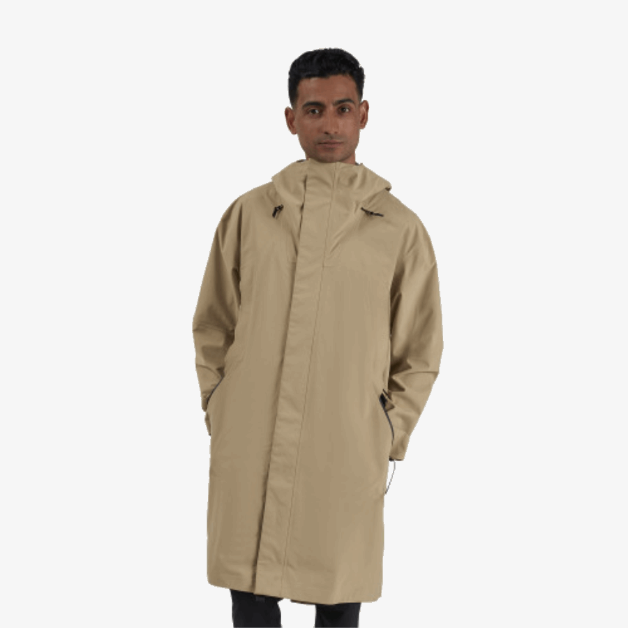 En Correr Parka Hombres Chai