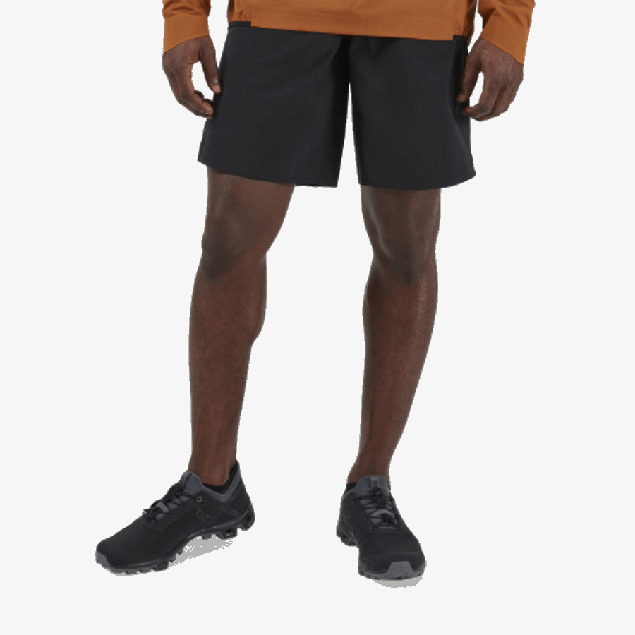 On Running Shorts Impermeables Negros