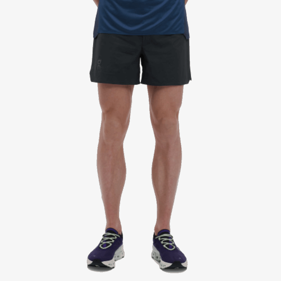 On Running Shorts Ligeros De 5" Negros