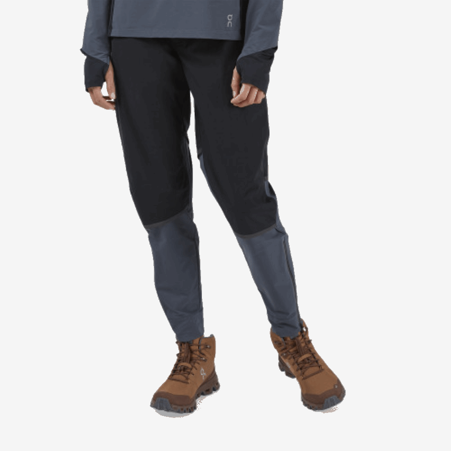 On Running Pantalones Impermeables Negro-oscuro