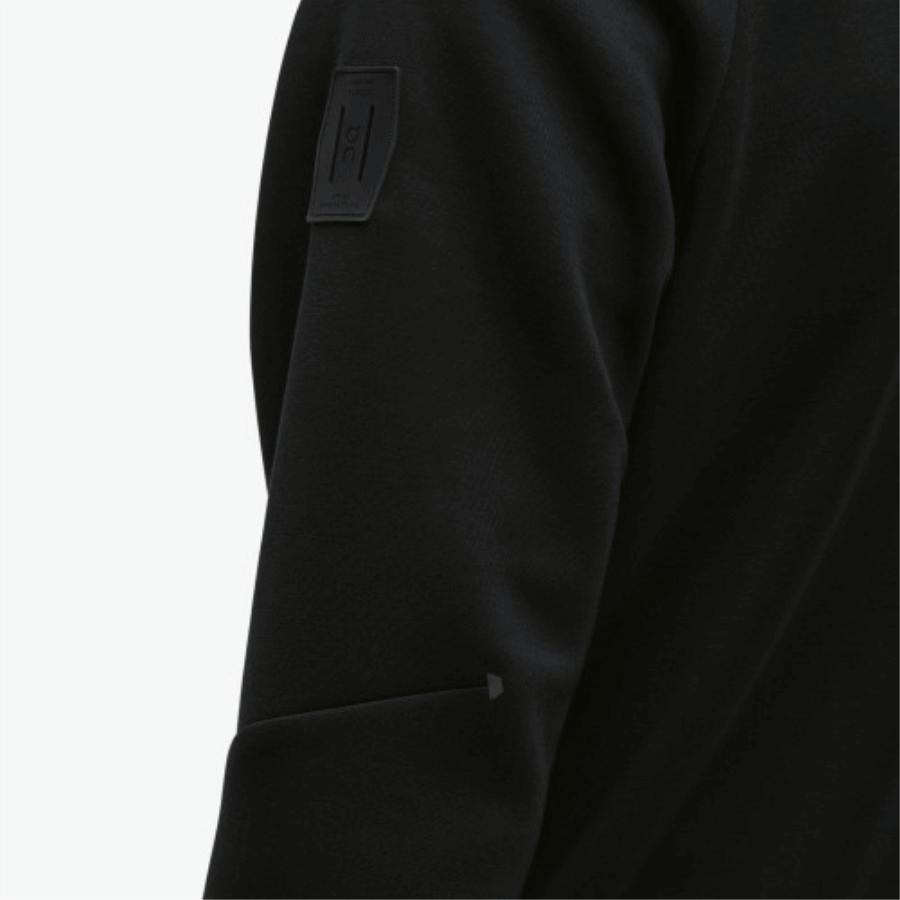 On Running Sudadera Con Cremallera Hombre Negro