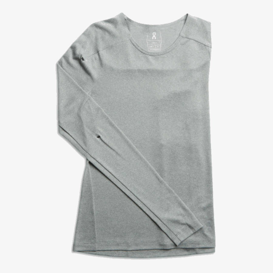 Sobre El Rendimiento De Carrera Camiseta Larga Gris