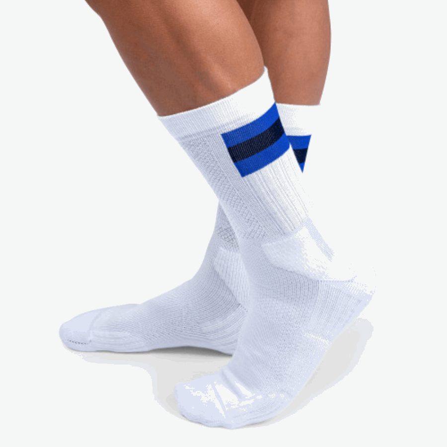 On Running Calcetín Tenis Hombre Blanco-índigo