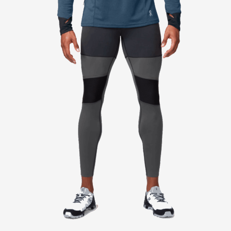 En Mallas Para Correr Largas Hombres Sombra Negra
