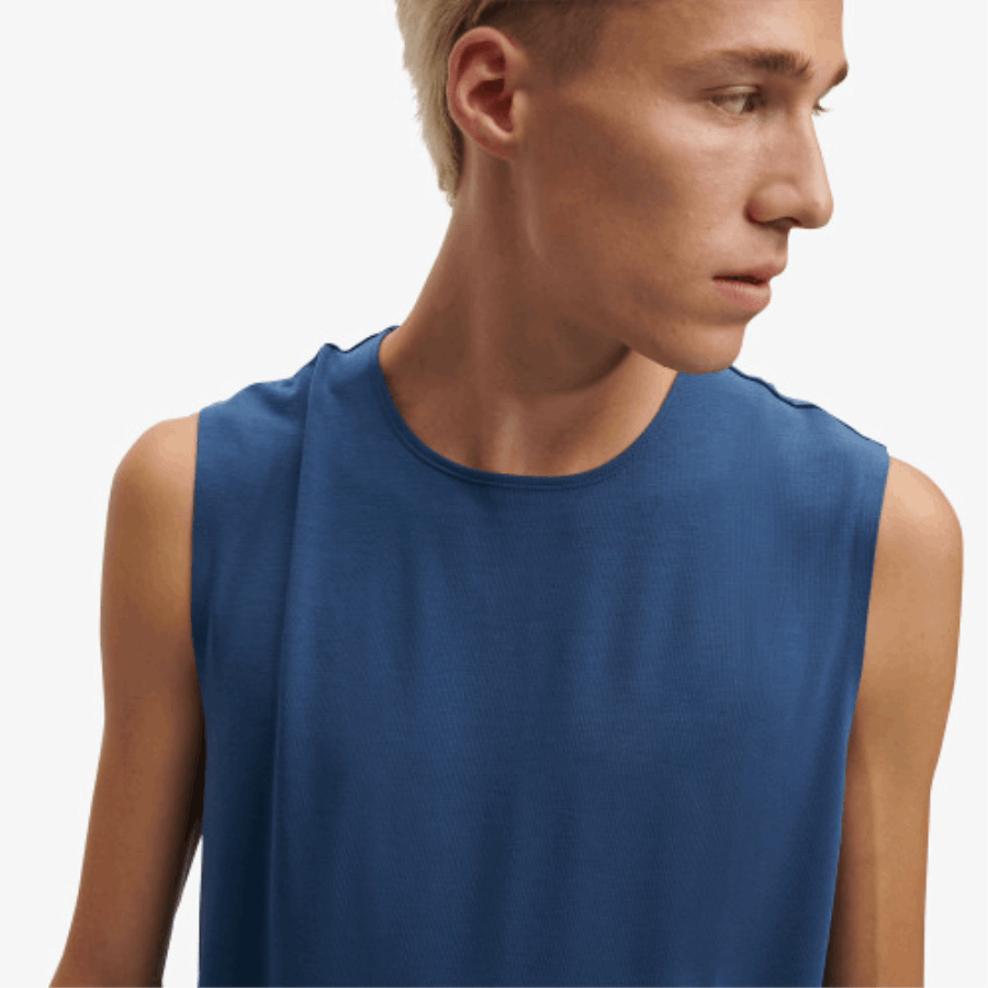 Sobre La Camiseta De Entrenamiento Para Correr Denim