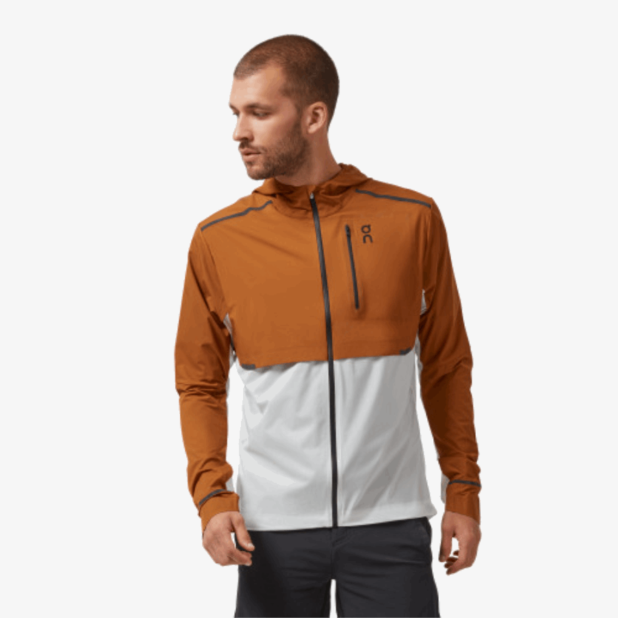 On Running Weather Chaqueta Pecan-white