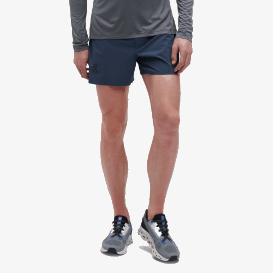 On Running 5" Shorts Ligeros Denim-negro