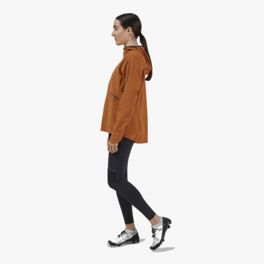 On Running Impermeable Anorak Pecan