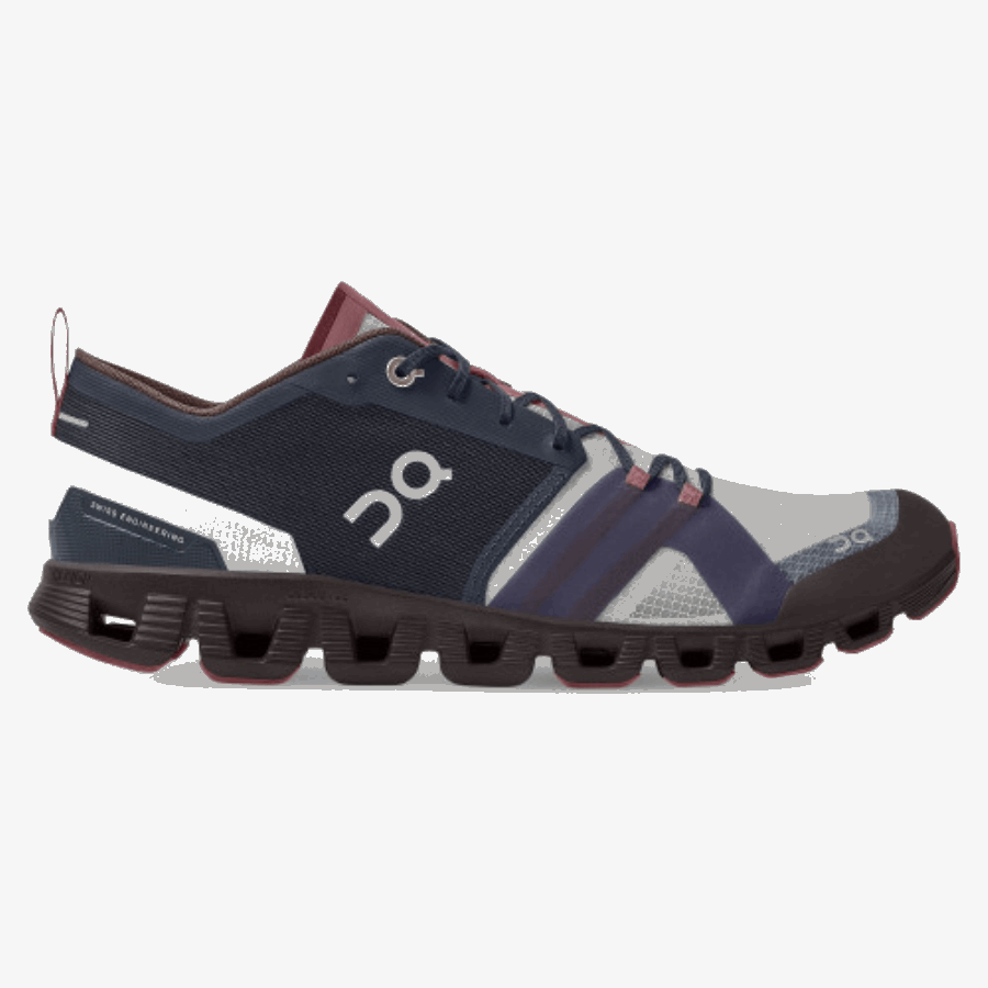 En Correr Nube X Turno Hombres Tinta-cereza