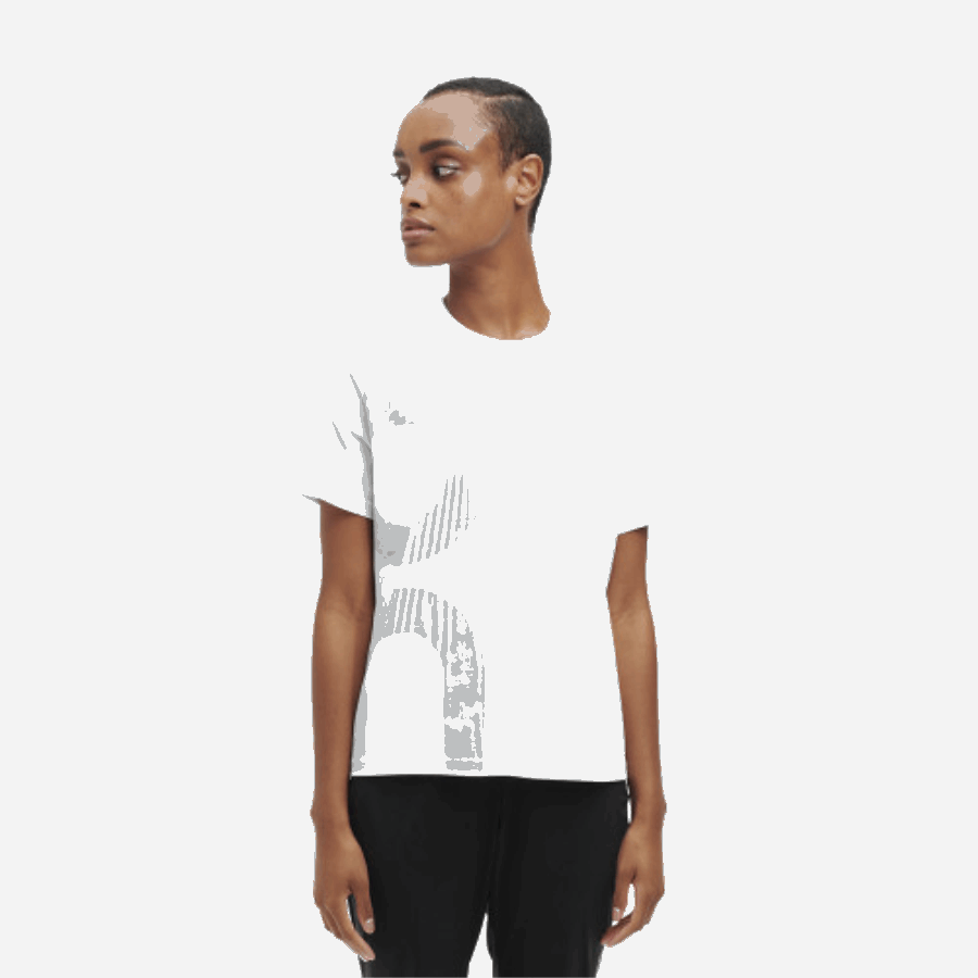 Al Ejecutar Graphic-t White-sea
